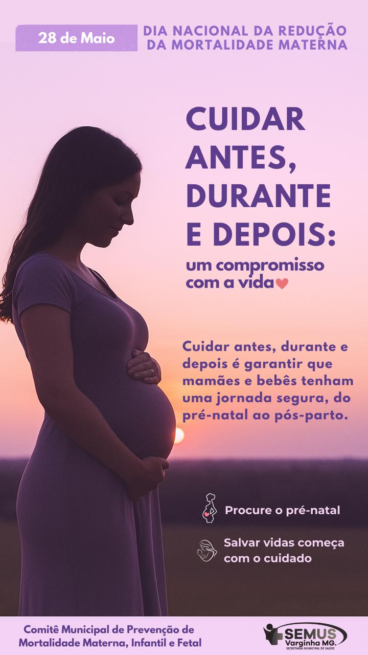No momento, você está visualizando DIA NACIONAL DA REDUÇÃO DA MORTALIDADE MATERNA